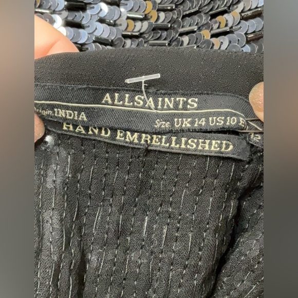 ALLSAINTS SEQUINS COCKTAIL DRESS - Picture 3 of 4